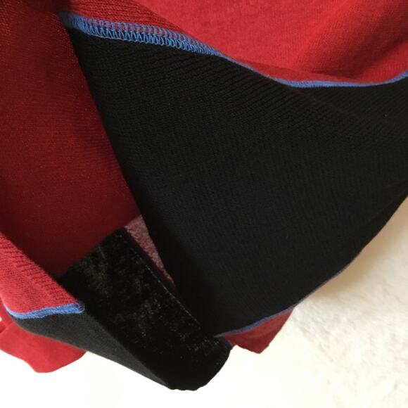 Armani Exchange Red Color-blocked Sweater - Picture 11 of 11